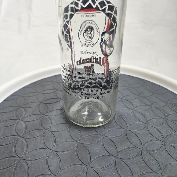 Vintage Pappy Kershenstine's Rattlesnake Beer Bottle - Picture 3 of 5